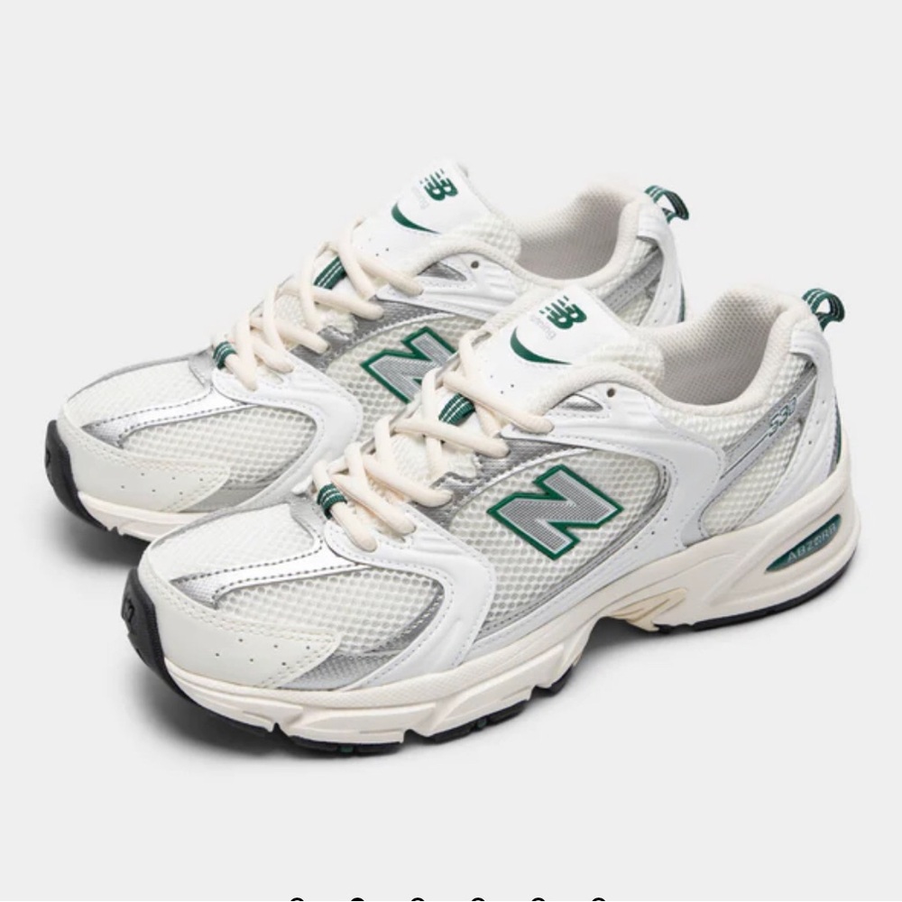 NEW BALANCE 530 SEA SALT / WHITE - MARSH GREEN